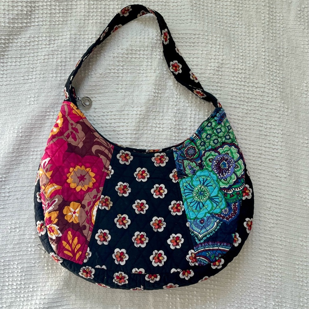 Colorful Vera Bradley hobo bag